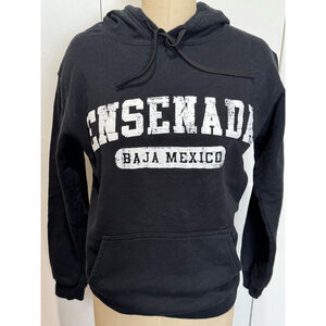 Unisex Yazbek Ensenada Baja Mexico pullover Hoodie Size S Black